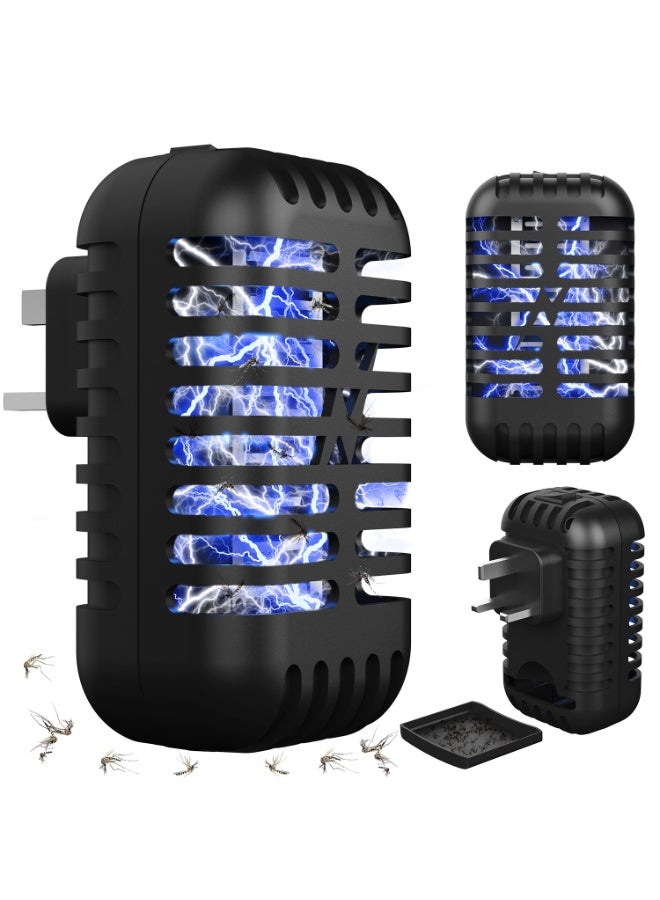 Yakiter Mosquito Killer Lamp,Fly Zapper with UV Light,Electric Mosquito Bug Zapper,Insect Trap Lamp, Indoor Plug-in Mosquito Repellent Device for Home, Bedroom, Kitchen, Office（Black） - Image 1